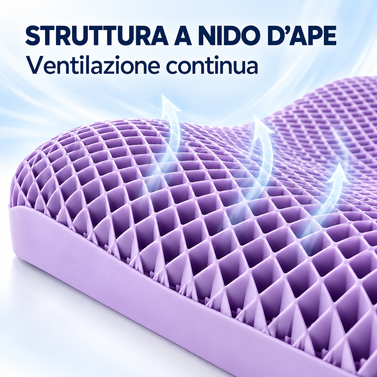 Cuscino Cervicale a Nido d’Ape